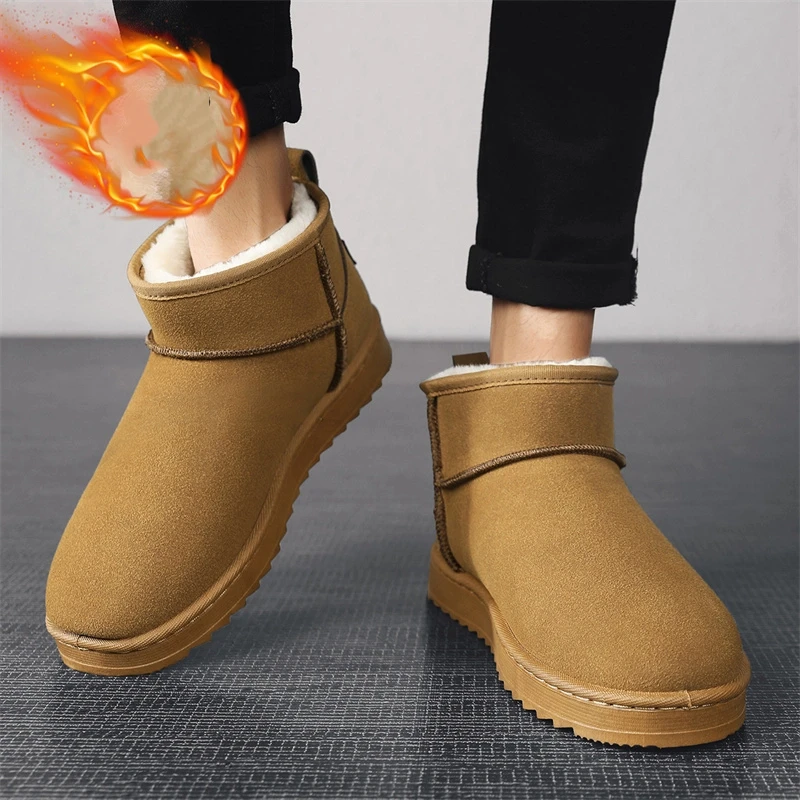 Street Fashion Online - New Brown Suede Mini Boots for