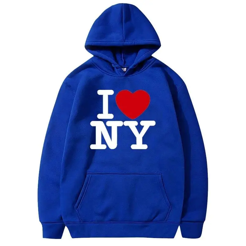 I Love New York Pritned Hoodie - Street Fashion Of New York ulasan dan harga