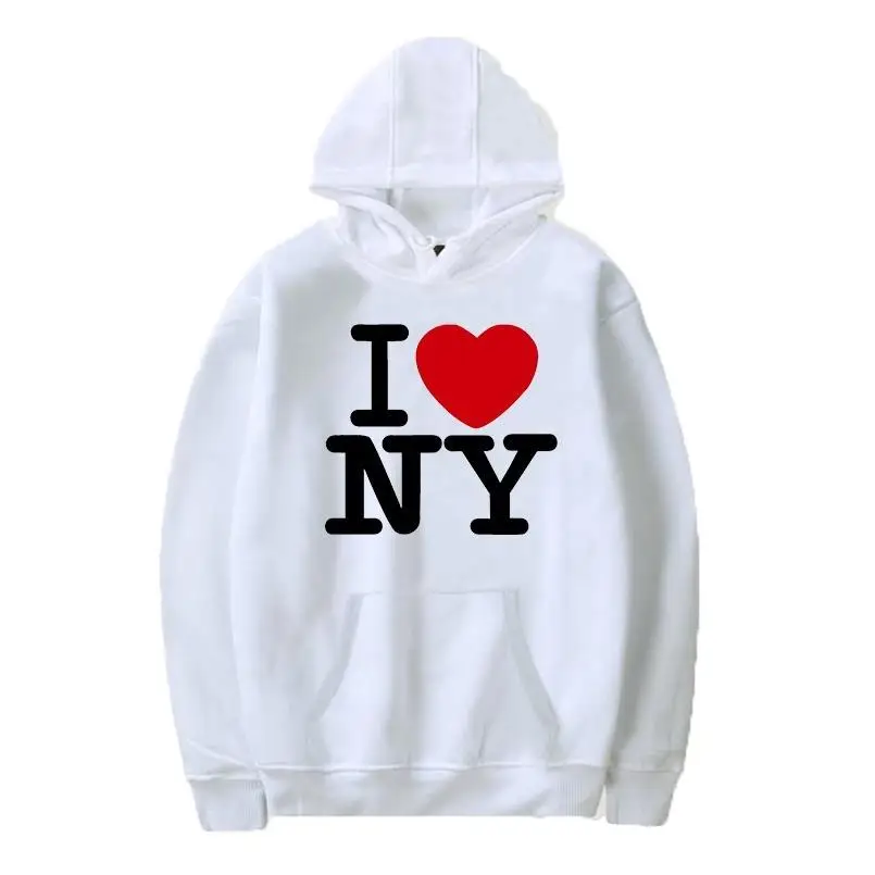I Love New York Pritned Hoodie - Street Fashion Of New York ulasan dan harga