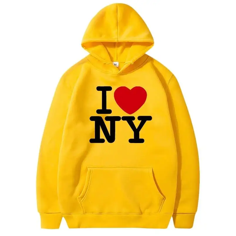 I Love New York Pritned Hoodie - Street Fashion Of New York ulasan dan harga