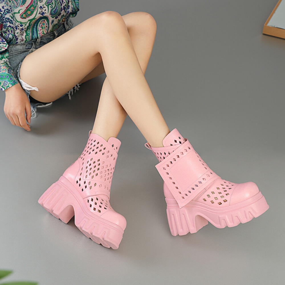 New Arrival Women's Pink Platf - Street Fashion Outfit ulasan dan harga