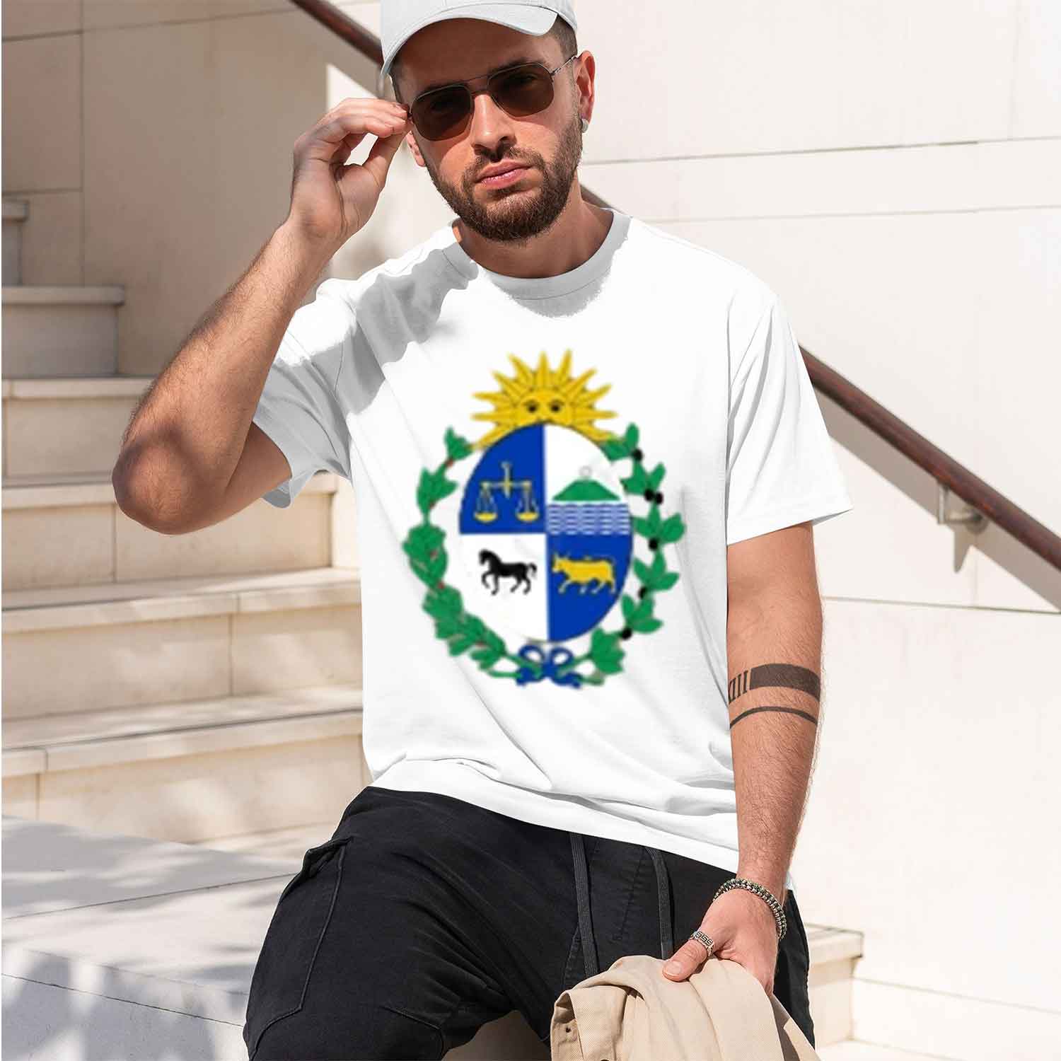 Coat of Arms of Uruguay Man Gr - Street Fashion China Models ulasan dan harga