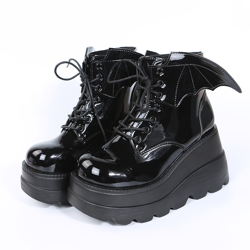 Women's Gothic Bat Wing Platfo - Street Fashion Plus Size ulasan dan harga