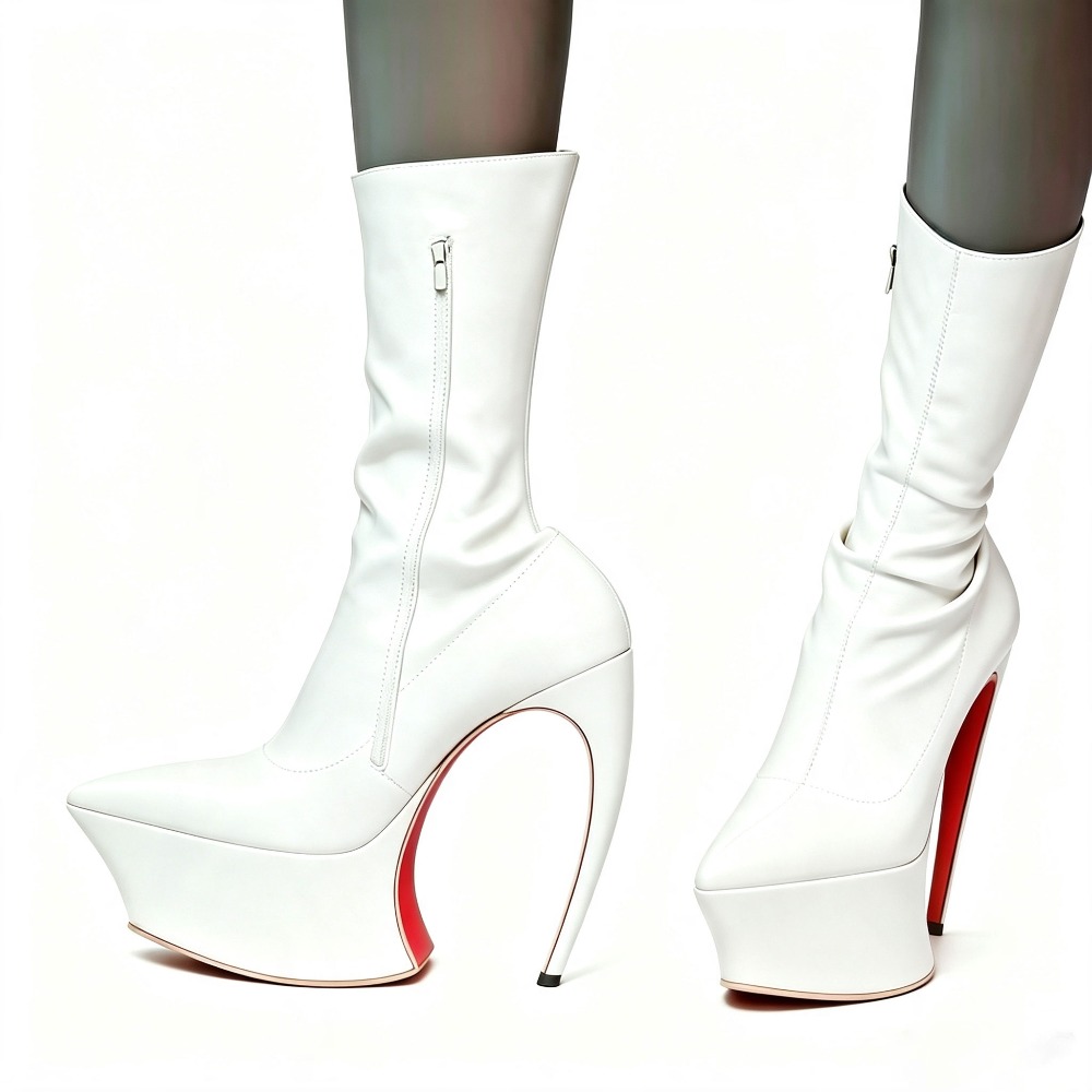 Women Pointed Toe Platform Hol - Street Fashion Outfit ulasan dan harga