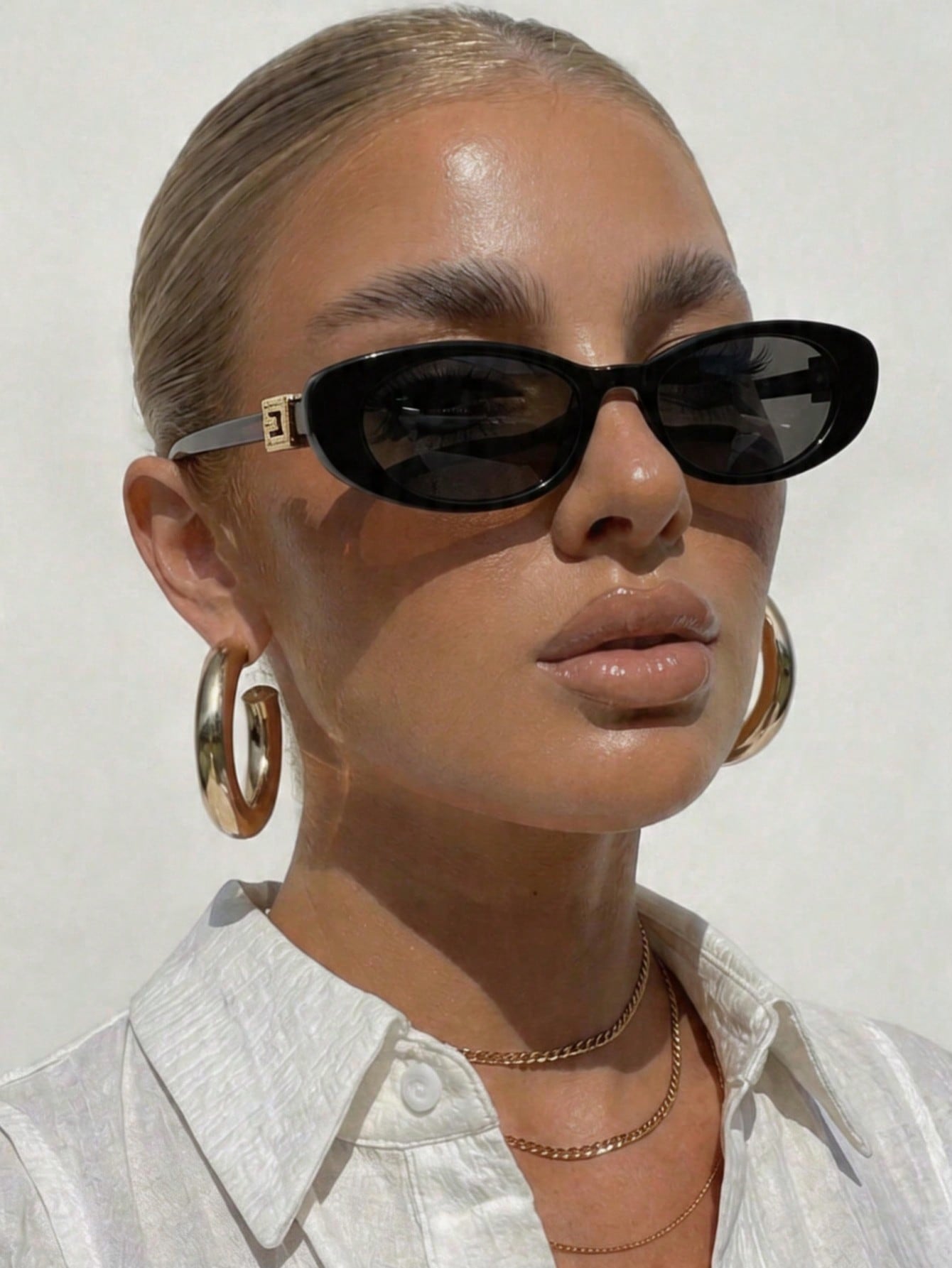 1pair Women Plastic Frame Casu - Street Fashion Essentials ulasan dan harga