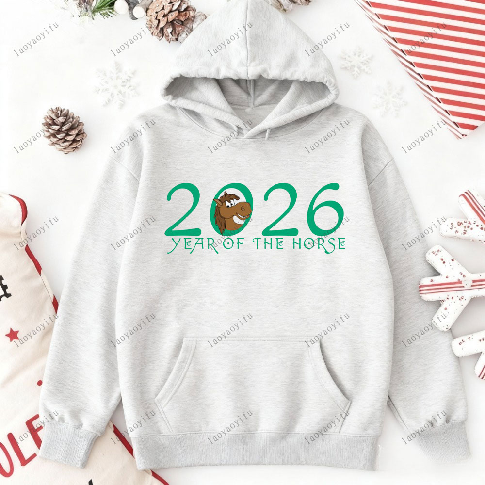 Horse Year Happy New Year 2026 - Street Fashion Essentials ulasan dan harga