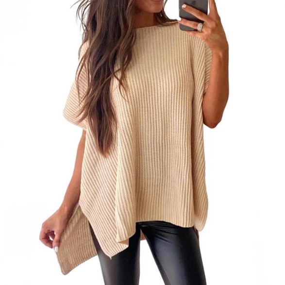 Casual Chenille T Shirt Oversi - Longline Tee Oversized ulasan dan harga