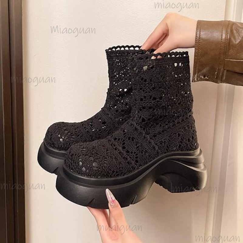 Autumn Platform Thick Bottom W - Street Fashion Outfit ulasan dan harga