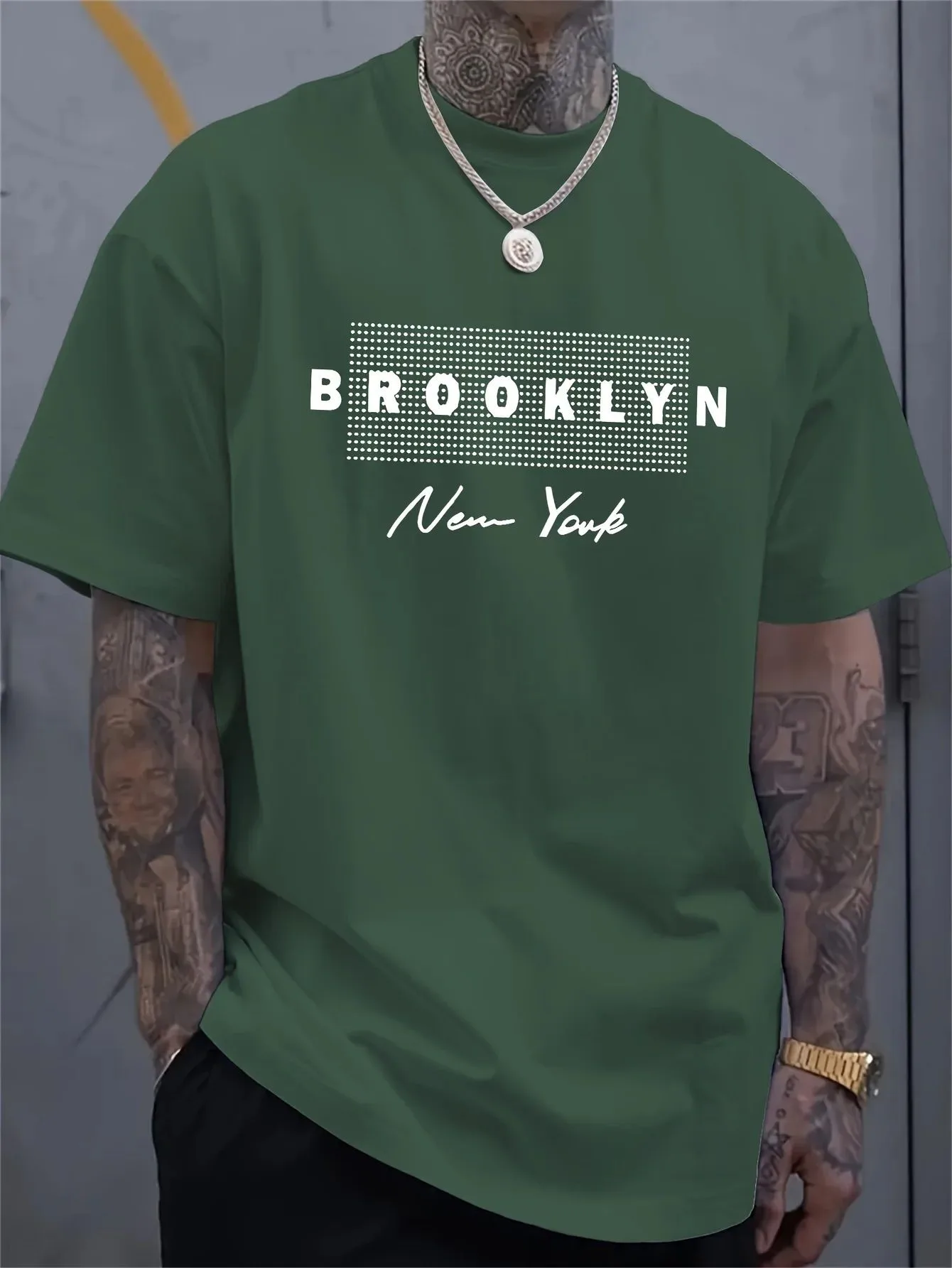 Men's New York Letter Printed  - Street Fashion Of New York ulasan dan harga