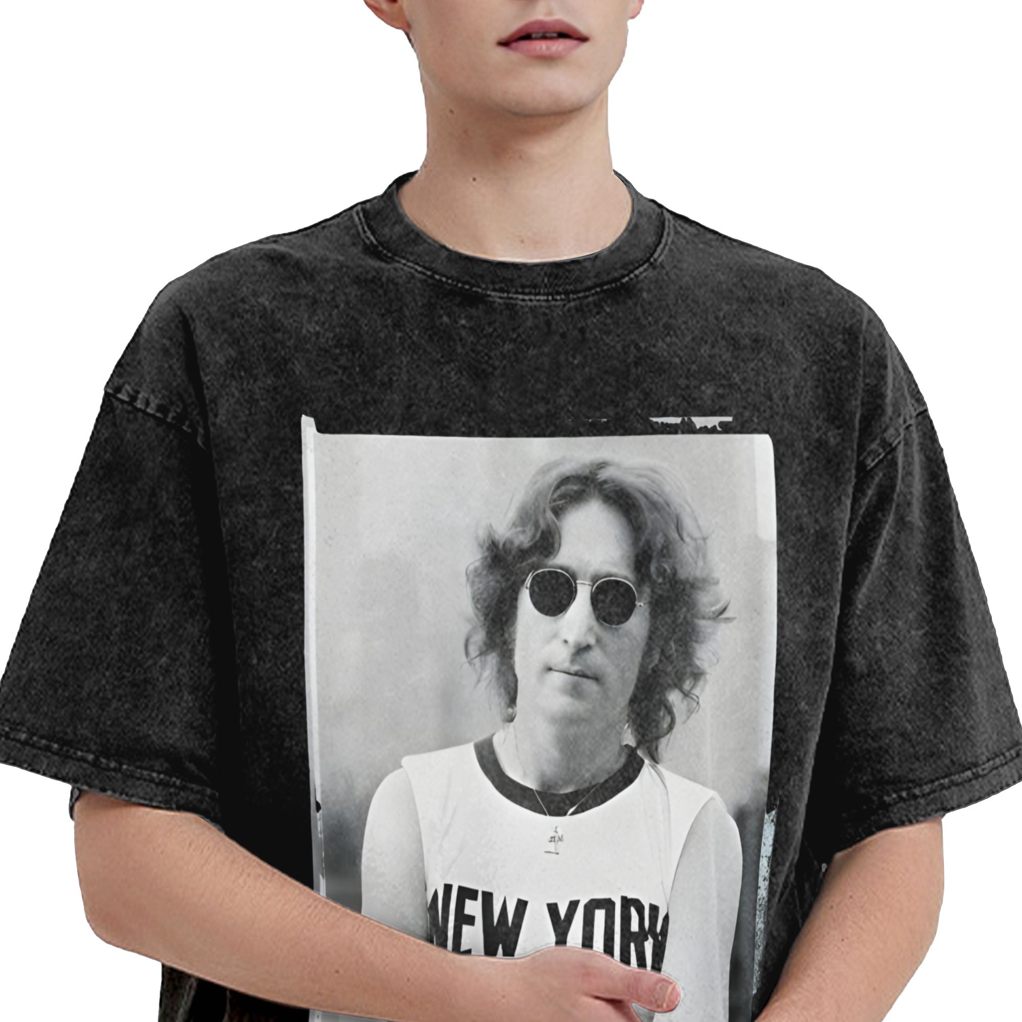 Harajuku Washed Shirt John Len - Street Fashion Of New York ulasan dan harga