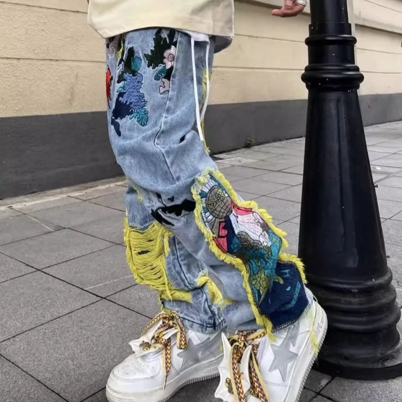 American Vintage Hip-hop Embro - Street Fashion In Japanese ulasan dan harga