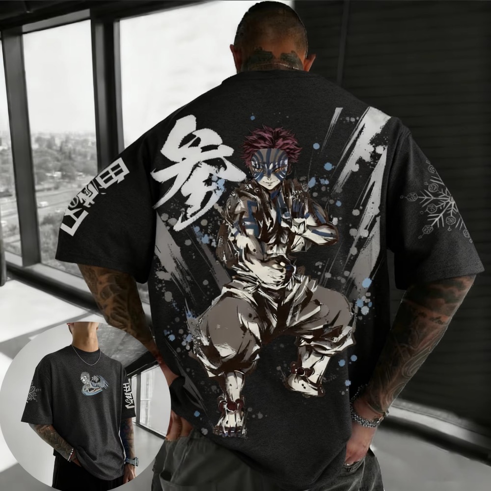 Summer Plus Size Demon Slayer  - Street Fashion Of Japan ulasan dan harga