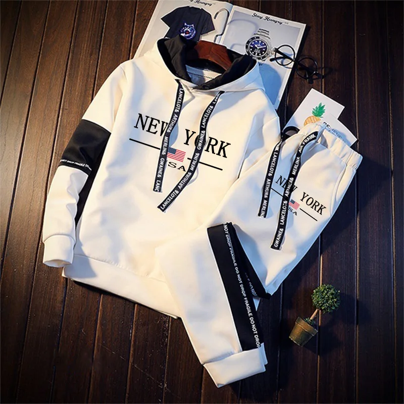 Fashion Men's Tracksuit Printi - Street Fashion Clothing ulasan dan harga