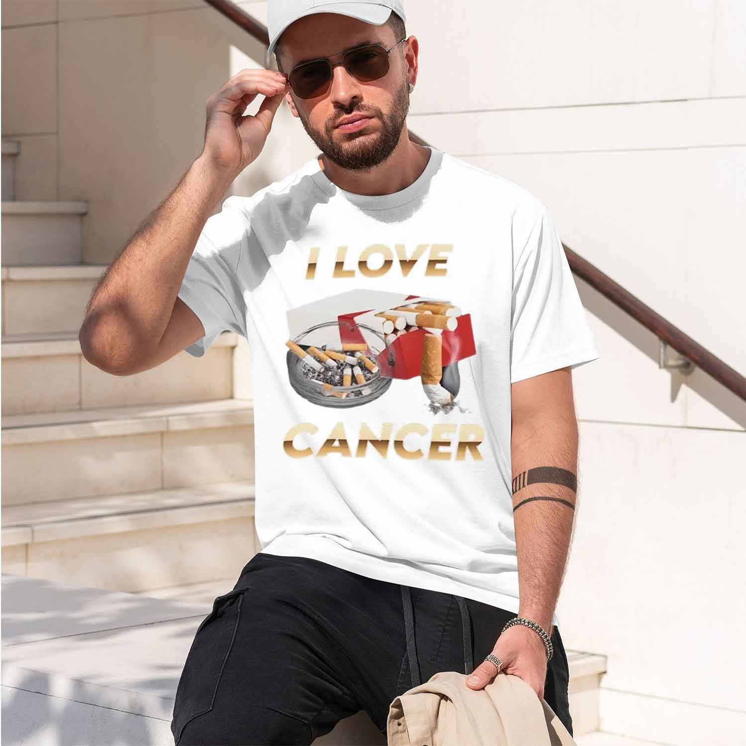 I Love Cancer T-shirt Women's  - Street Fashion China Models ulasan dan harga