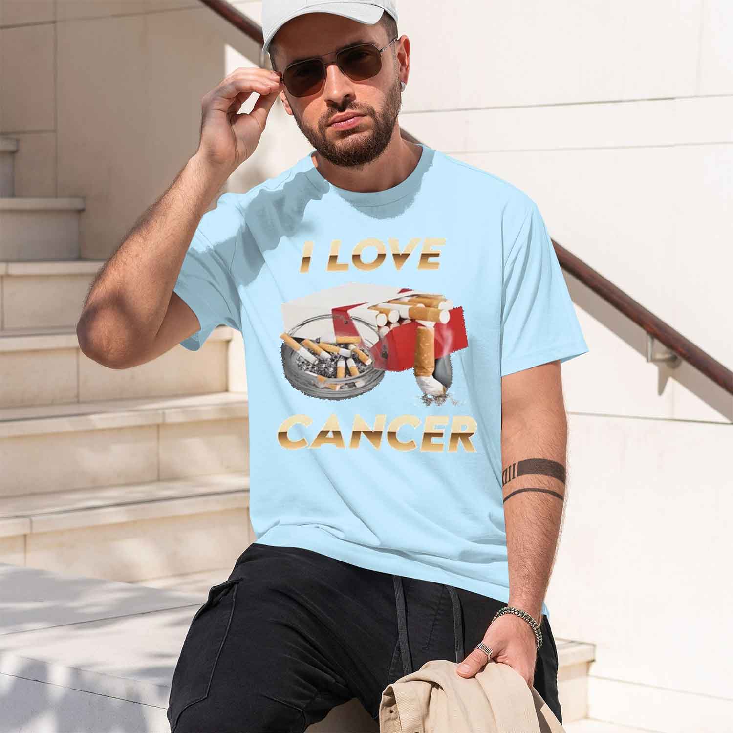 I Love Cancer T-shirt Women's  - Street Fashion China Models ulasan dan harga