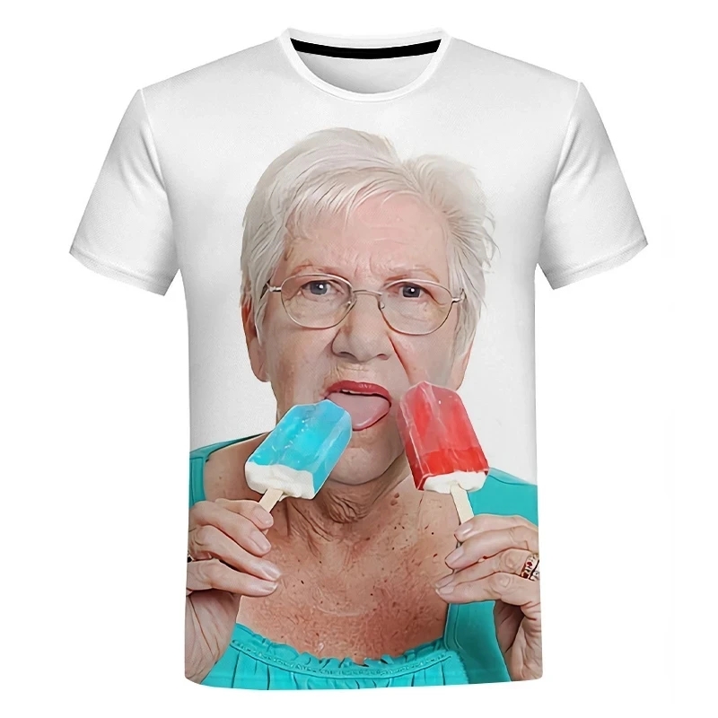 Summer Fun New Grandma Pattern - Street Fashion Plus Size ulasan dan harga