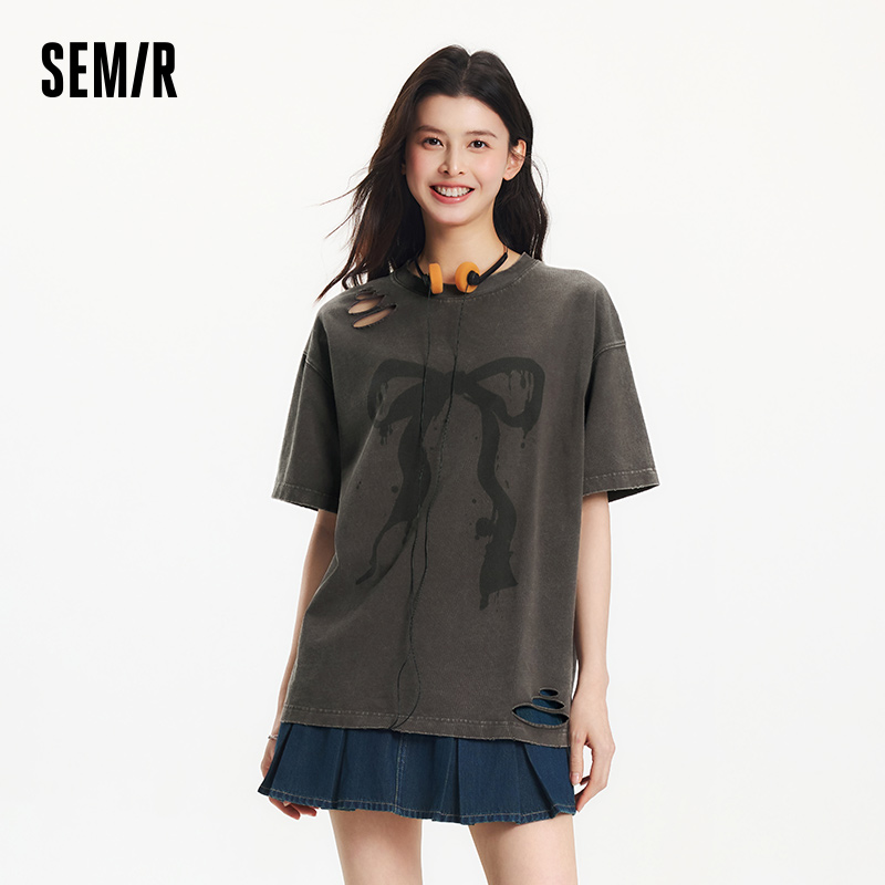 Semir Vintage Oversized Cotton - Longline Tee Oversized ulasan dan harga