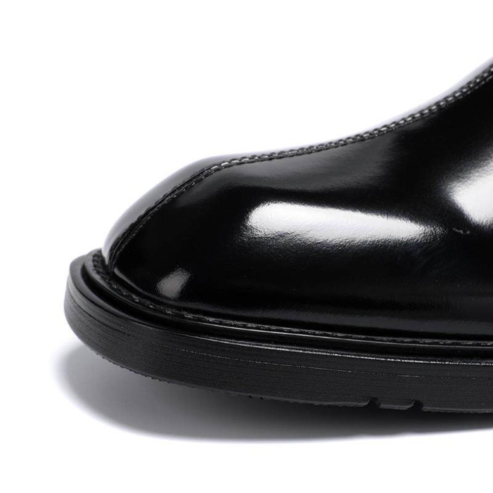 Genuine Leather Boots for Men  - Street Fashion Online ulasan dan harga