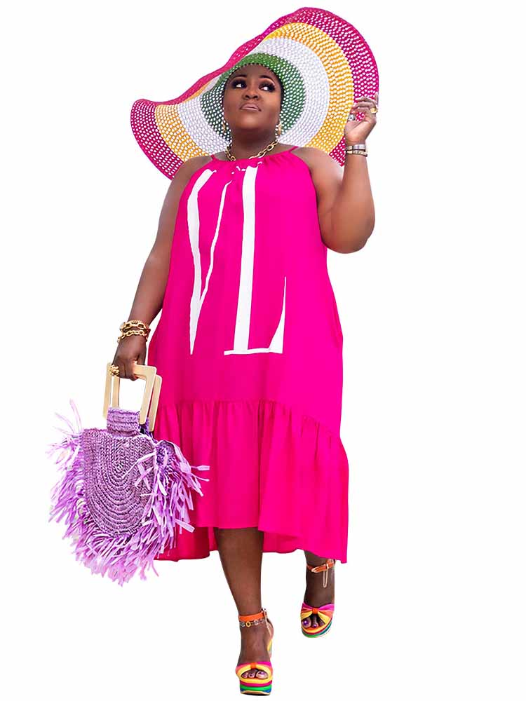 Women Casual Summer Dress Slee - Street Fashion Plus Size ulasan dan harga
