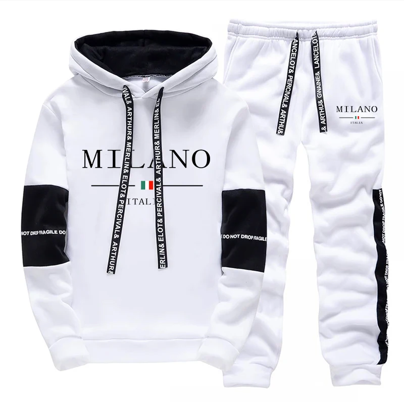 Men's Set/Hoodie/Pants Italy T - Street Fashion Outfit ulasan dan harga