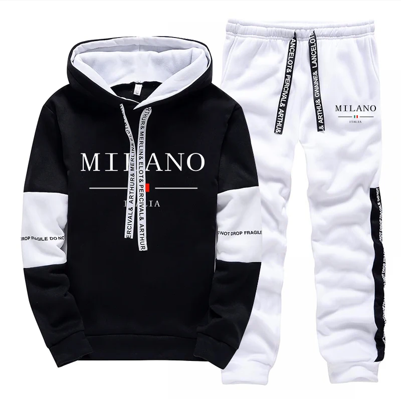 Men's Set/Hoodie/Pants Italy T - Street Fashion Outfit ulasan dan harga