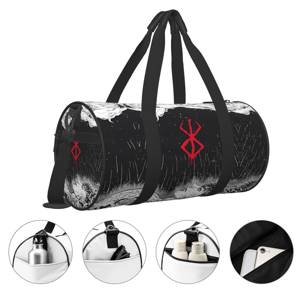 Japan Anime Bereserk Gym Bag F - Street Fashion Of Japan ulasan dan harga