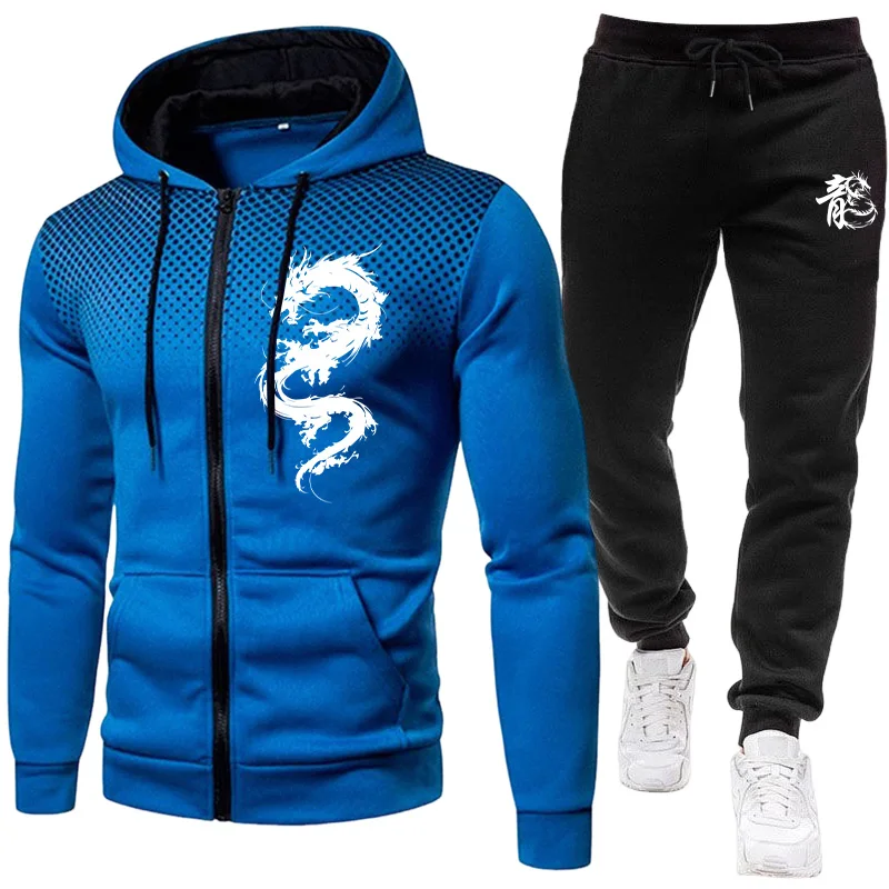 Men's Paris Dragon Pattern Fas - Street Fashion Hoodie ulasan dan harga