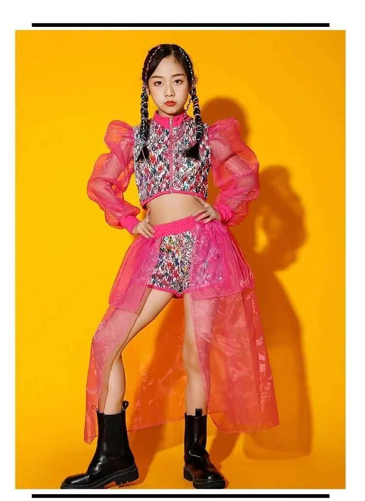 Jazz Costume Sequins Dance Wom - Street Fashion Online ulasan dan harga