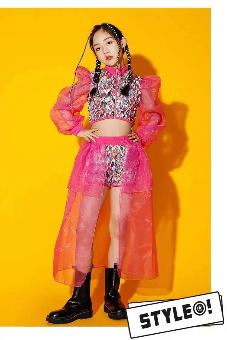 Jazz Costume Sequins Dance Wom - Street Fashion Online ulasan dan harga