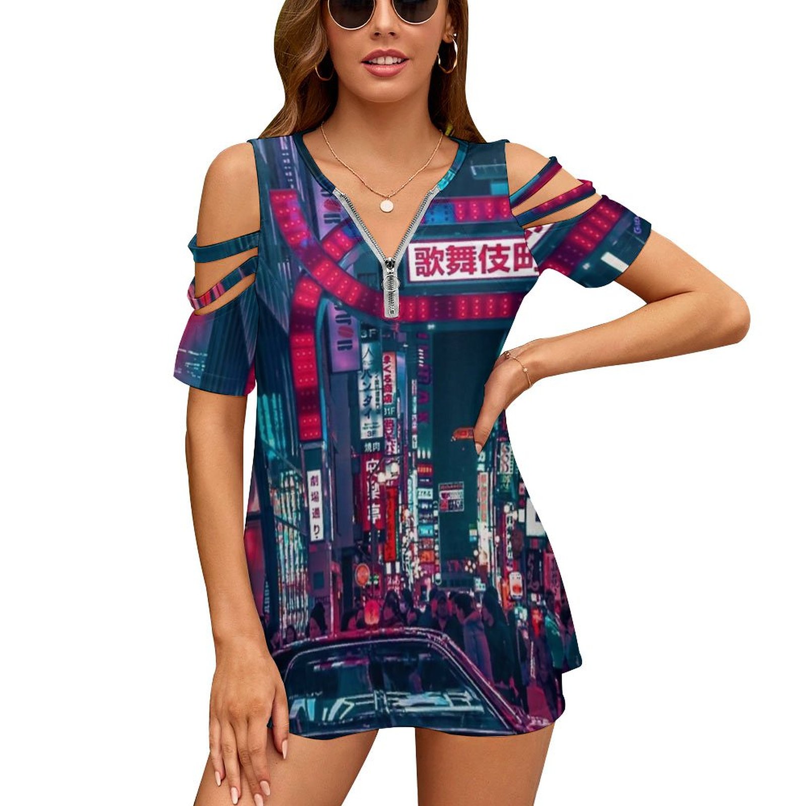 Tokyo Street Women's T-Shirt N - Street Fashion Of Japan ulasan dan harga