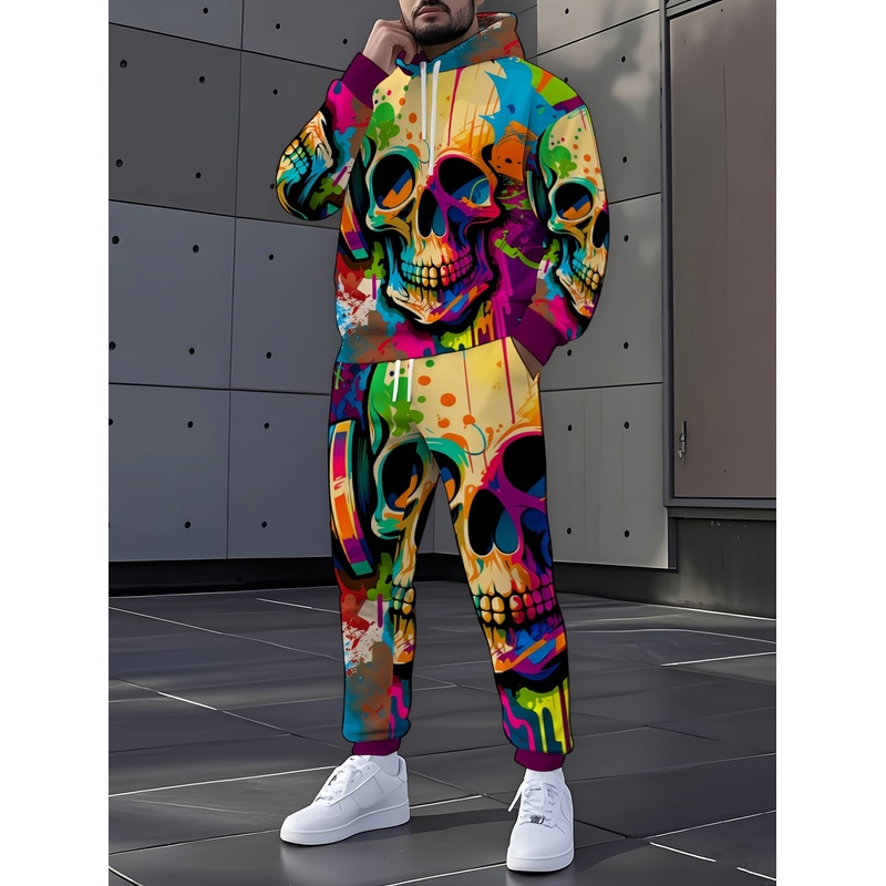 Fashionable Skeleton Pattern S - Street Fashion Clothing ulasan dan harga