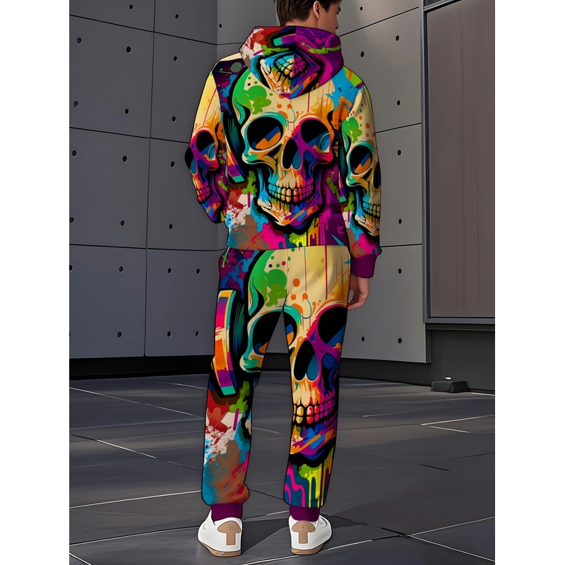 Fashionable Skeleton Pattern S - Street Fashion Clothing ulasan dan harga