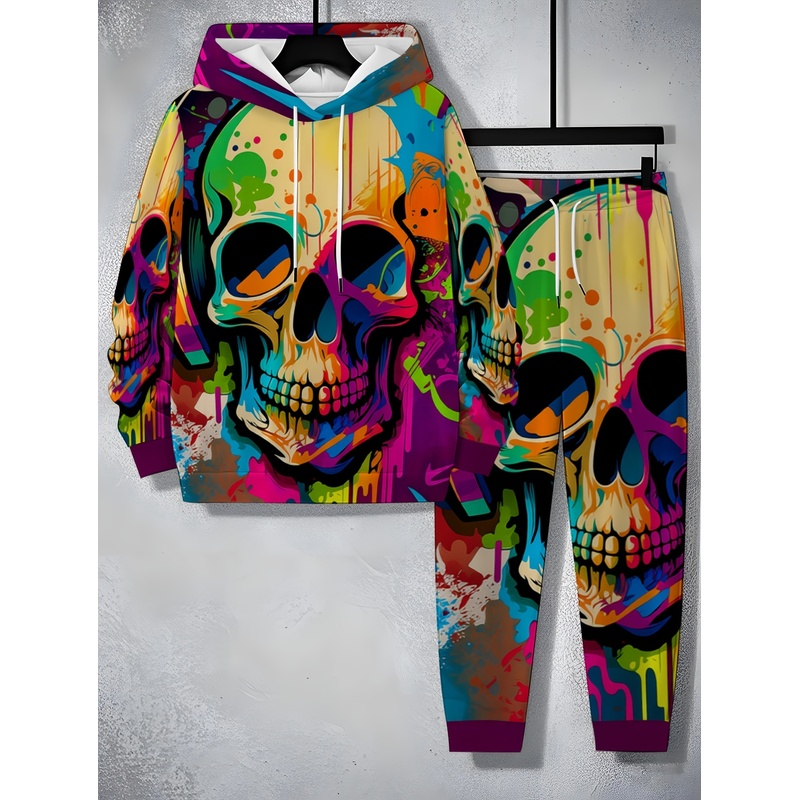 Fashionable Skeleton Pattern S - Street Fashion Clothing ulasan dan harga