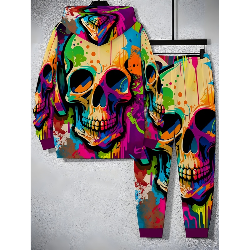 Fashionable Skeleton Pattern S - Street Fashion Clothing ulasan dan harga