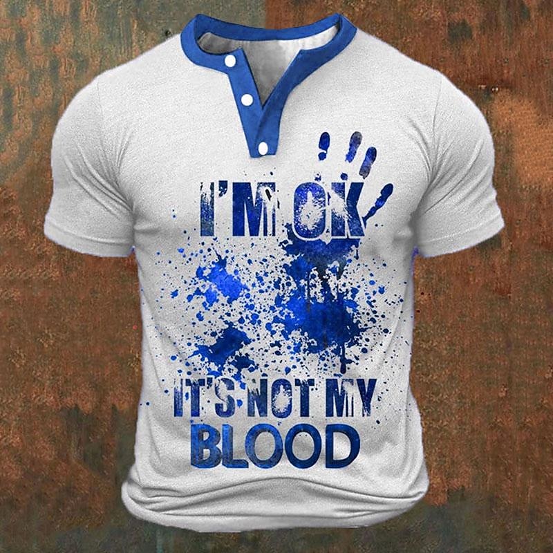 Funny 3D Letter Print Men's He - Street Fashion Clothing ulasan dan harga