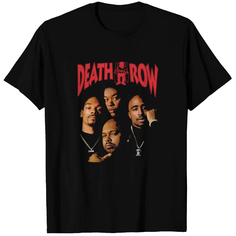 Black Printed T-shirt Death Ro - Street Fashion Magazines ulasan dan harga