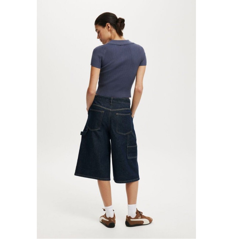 Plus Size Women's Loose Wide L - Street Fashion Plus Size ulasan dan harga