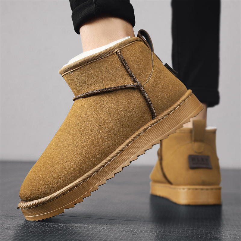 New Brown Suede Mini Boots for - Street Fashion Online ulasan dan harga