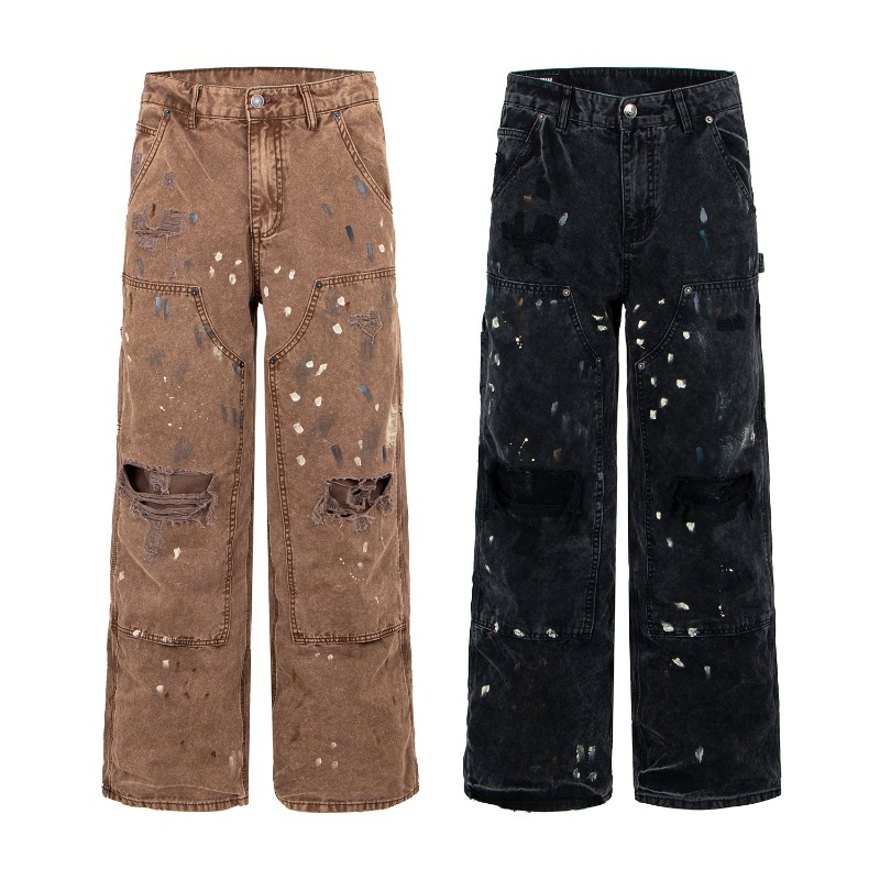 American Retro High Street Rip - Street Fashion Of Japan ulasan dan harga