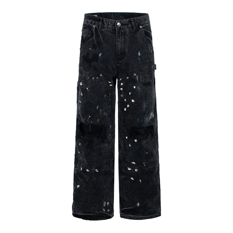 American Retro High Street Rip - Street Fashion Of Japan ulasan dan harga